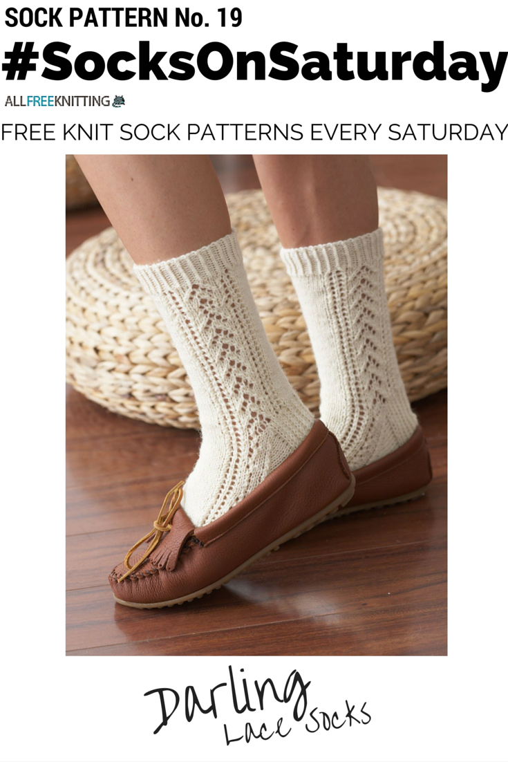 Free Knitting Pattern Lace Socks